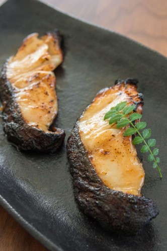Black Cod (a.k.a. Sablefish) marinated in a miso glaze.