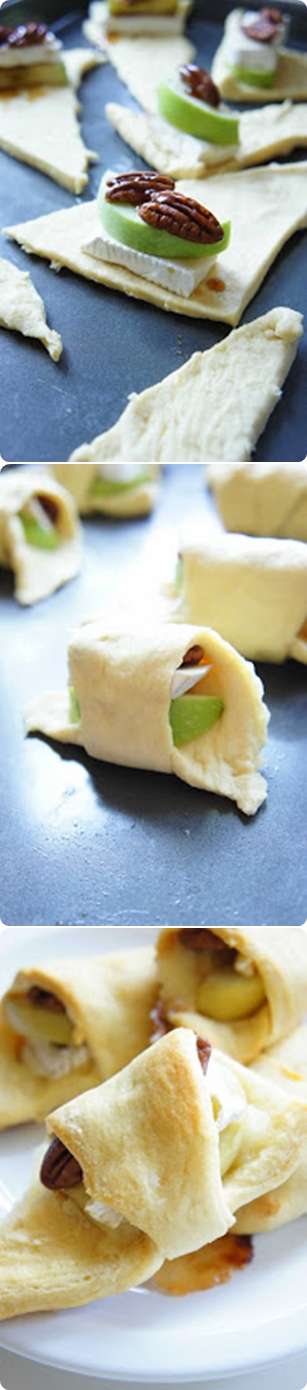Brie and Apple Crescent Rolls