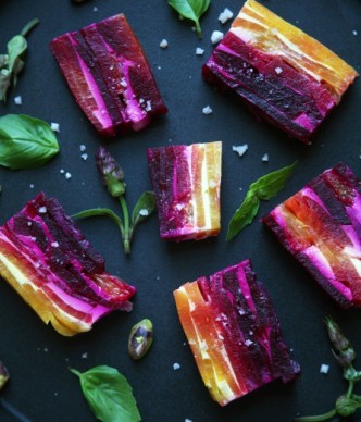 Beet and Goat Cheese Jewels
