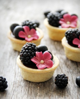 Chocolate tarts with summer berries – Cook your food
