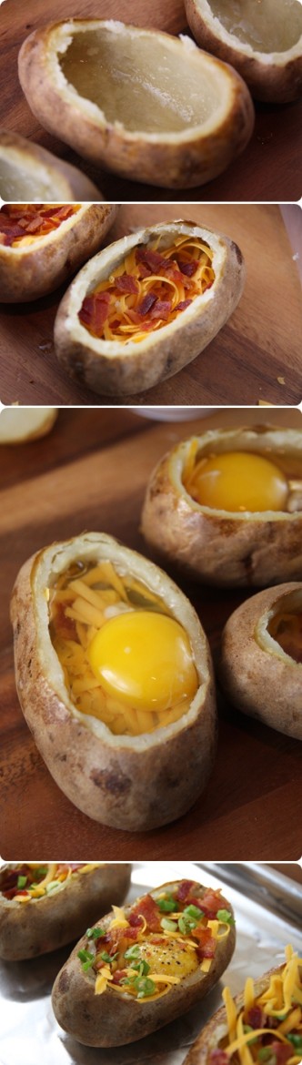 Egg-Stuffed baked Patatoes 5