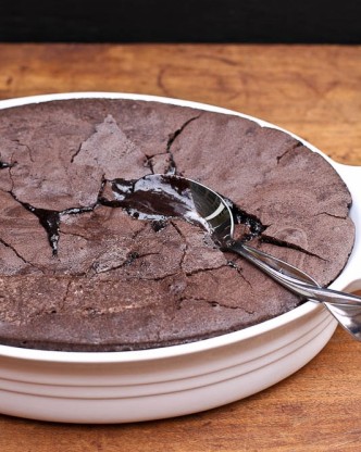 chocolate brownie pudding